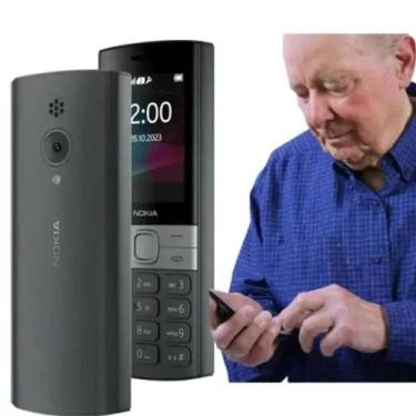Imagem de Celular Nokia 150 4G Para Idosos Teclado Fácil Com Som Alto