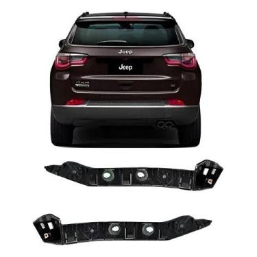 Imagem de Par Guia Parachoque Traseiro Jeep Compass 2016 17 18 A 2020 - MUTKIT