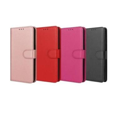 Imagem de Capa Capinha Case Carteira material sintético Couro Flip Motorola Moto