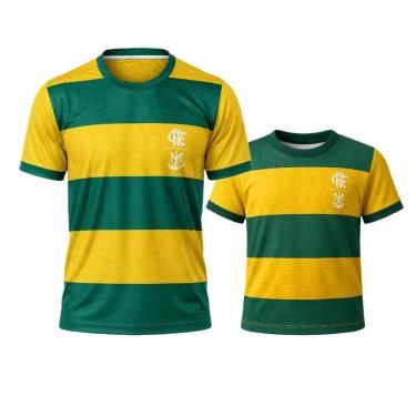 Imagem de Kit Pai e Filho Camisa Flamengo Edição Especial Brasil-Masculino