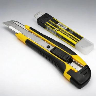 Imagem de Kit Estilete Largo 16,5CM com 10 Lâminas Extras Barcelona