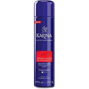Imagem de Karina Hair Spray Fixador 400 Ml Normal Grande Roxo