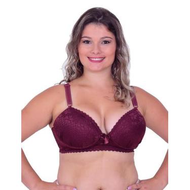 Imagem de Sutiã Vip Lingerie Bojo Alças Reforçadas, G