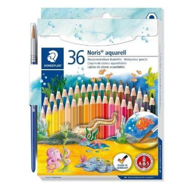 Imagem de Lápis de Cor Staedtler Noris Club 36 Cores Aquarelável 144 10ND36