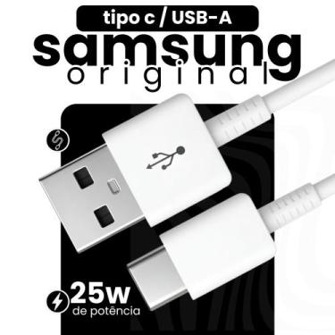 Imagem de Cabo USB Original para S20 FE S20 FE 5G - Quicker Conect, Branco