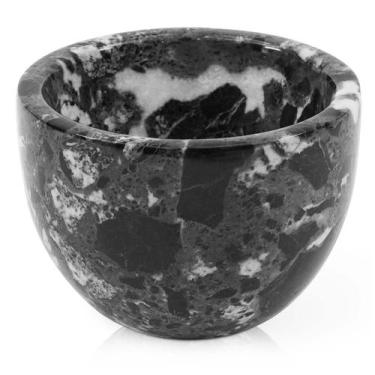 Imagem de Taça de barbear Radicaln Marble Black feita à mão com capacidade de 20