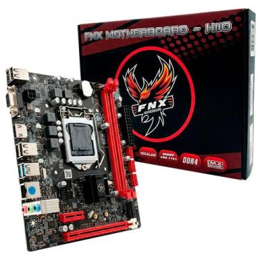 Imagem de Placa Mãe FNX FNXPM/H110, Intel LGA1151 (6ª, 7ª, 8ª e 9ª Geração), Chi