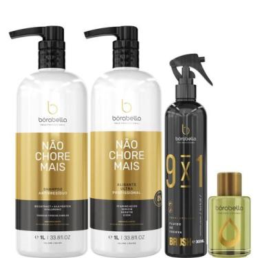 Imagem de Borabella Kit Não Chore 1L + Fluido 300ml + Argan 7ml