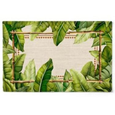 Imagem de Jogo Americano Bananeiras 48x31,5cm 2Und 531136 Belchior