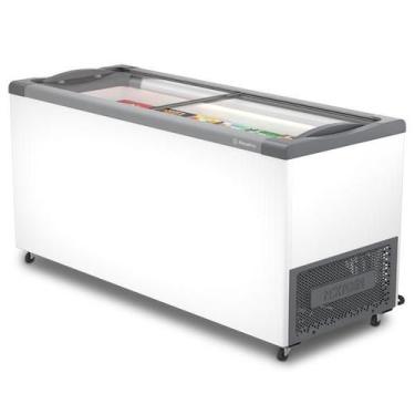 Imagem de Freezer Horizontal Metalfrio 505 Litros Tampa de Vidro Supra Branco Nf