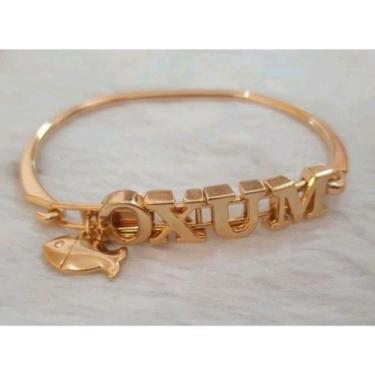 Imagem de Bracelete Folheado Orixá Oxum Umbanda Candomblé - Kayode Artes Artes E
