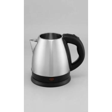 Imagem de Chaleira Elétrica Inox 1,2L com Base Giratória 360 - Genérica, 220V