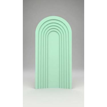 Imagem de Capa Painel Romano Ripado Efeito 3D Sublimado Verde - Congratulations 