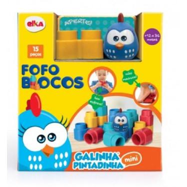 Imagem de Fofo Blocos Galinha Pintadinha Mini -15 Pçs