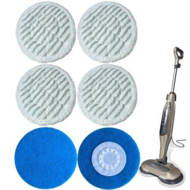 Imagem de Almofadas para Mop a Vapor HXZIYI, kit com 6 para Shark série S7000