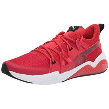 Imagem de PUMA Tênis de corrida masculino Cell Fration, Vermelho de alto risco - puma preto-puma branco, 12