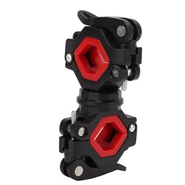 Imagem de Clipe para lanterna de bicicleta, suporte fixo para luz de bicicleta de 20-35 mm de diâmetro adequado para equipamento de ciclismo(vermelho)