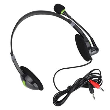 Imagem de EBTOOLS Fone de ouvido com fio SY440MV, 3,5 mm/USB de atendimento ao cliente sobre fones de ouvido com cancelamento de ruído, fone de ouvido de telefone Binaural Call Center (modelo de 3,5 mm)