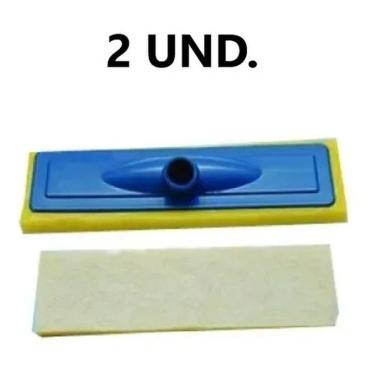 Imagem de Kit 2 - Rodo Esponja Lava Limpa Vidro - Reforçado Qualidade