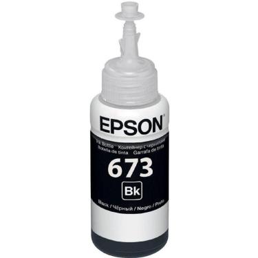 Imagem de Refil de Tinta Epson T673120 Preto 70 ml L800 L805 L810 L850 L1800