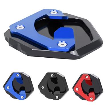 Imagem de Worldmotop Suporte para Motocicleta Suporte Suporte Suporte Pad para Pés YAMAHA TENERE 700 Tenere700 XTZ 700 XTZ700 2019-2022 Almofada de Suporte Lateral (Azul)