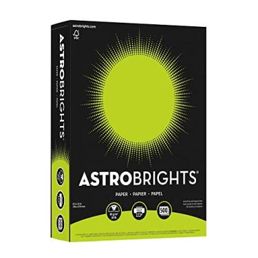 Imagem de Neenah Papel colorido Astrobrights, 21,5 cm x 28 cm, 11,9 kg/89 g/m², verde terra, 500 folhas (21588)