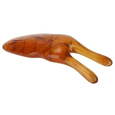 Imagem de Raspador de Nariz, Emagrecimento Caseiro Longicórnio Rosto Indolor Resina Vara de Raspagem de Nariz para Mulheres Âmbar