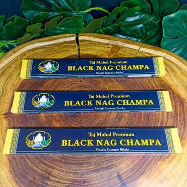 Imagem de Incenso Black Nag Champa Premium  - Bem Me Quer Zen