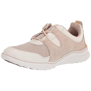 Imagem de Clarks Tênis masculino de renda Teagan, Areia Combi, 6 Wide