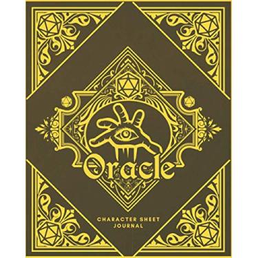 Imagem de Oracle Character Sheet Journal: DnD Notebook With 50 Character Pages and 100 Mixed Pages (Lined, Graph, Hex & Blank)For Role Playing Fantasy Games I ... Characters, Maps, Track Gameplay, Plan & More