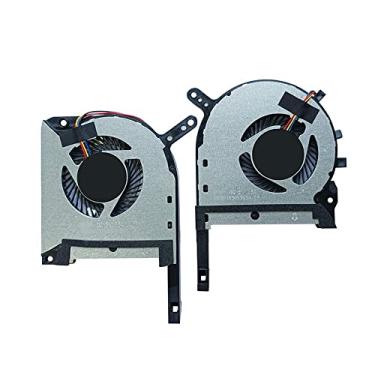 Imagem de PYDDIN (1 par) Ventilador de refrigeração para CPU GPU destinado a Asus TUF Gaming (2020) A17 FA706 FA706IU TUF706IU TUF706IU-AS76 FA706IU-XS76 F17 FX706 FX706LI Series Ventilador de substituição de laptop