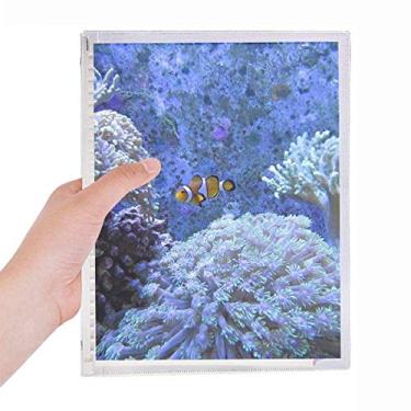 Imagem de Caderno de imagem natureza Ocean Coral Science Palhaço Folhas soltas Diário Recarregável Diário Papelaria