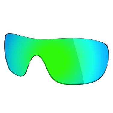 Imagem de Mryok Lentes de substituição para Oakley Distress – Opções, Polarizado - Verde esmeralda, One Size