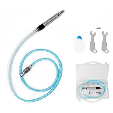 Imagem de Chusui Conjunto de lixadeira pneumática 7 PCS Caneta de moagem de alumínio 70.000 rpm Alta velocidade de rotação com tamanho de rosca de 1/4 CL