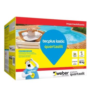Imagem de Impermeabilizante Tecplus Lastic 18Kg Quartzolit