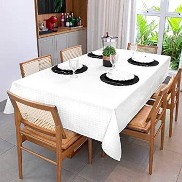 Imagem de Toalha De Mesa 6 Lugares Retangular 2,10 x 1,50m Texturatta Sofisticação e Detalhes Premium Cozzilar (Modelo 5)