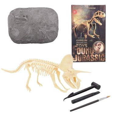 Imagem de Conjunto de esqueleto de dinossauro de escavação Brinquedo de realização de educação fóssil de escavação de dinossauro