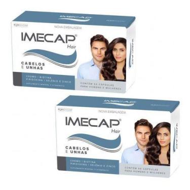 Imagem de Kit Com 2 Imecap Hair 60 Cápsulas Cada - Fqm