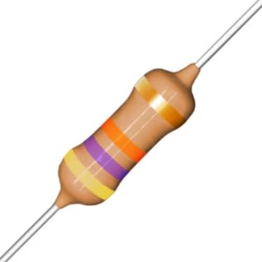 Imagem de Resistor 47K -1/4W-5% Kit com 100 Unidades - Para Eletrônica