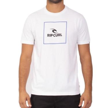 Imagem de Camiseta Rip Curl Corp Icon Sm23 Masculina Branco
