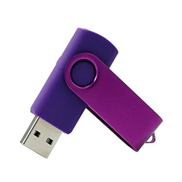 Imagem de Pen Drive USB 2.0 com formato rotativo de 16 GB, pen drive, memorias, pen drive, pen drive, USB, pendrive, USB, pen drive (roxo)