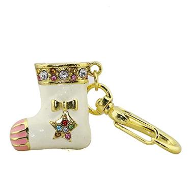 Imagem de Pen Drive USB em forma de 128 GB, unidades USB cartão de memória, pen drive USB 2.0, pen drive, pen drive, armazenamento de data, disco com zíper, pen drive (meias de Natal)