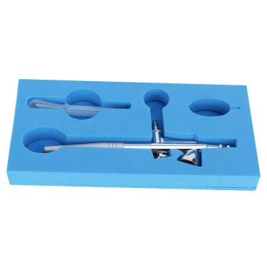 Imagem de Kit de gatilho de aerógrafo, pistola de pulverização de aerógrafo de ação única G-136 com conta-gotas para pintura de hobby de modelo de arte (calibre 0,4 mm)