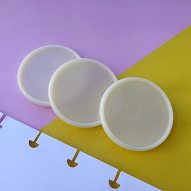 Imagem de Kit 12 Discos GG 45mm de Caderno Infinito Sistema Inteligente Amor Infinito Cadernos - Liso - Leite Condensado