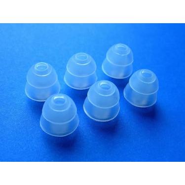 Imagem de Conjunto de fones de ouvido intra-auriculares com flange dupla (2 camadas) pequeno (P) compatível com fones de ouvido intra-auriculares Westone UM1, UM2, UM2 RC, UM3, UM3 RC, UM3X, UM3x RC e Westone 1, 2, 3, 4, 4R