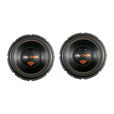 Imagem de Par Alto-Falante Subwoofer 12 Pol Bomber Outdoor 500W Rms 4 Ohms