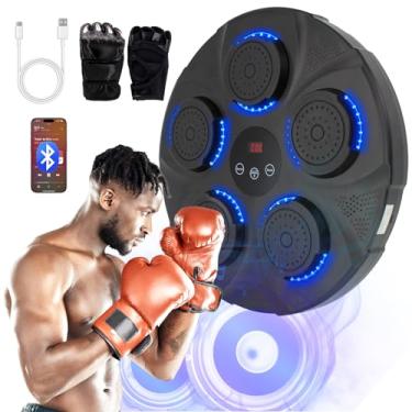 Imagem de Music Boxing Machine Wall Mounted Smart Bluetooth Boxing Equipment for Boxing Enthusiasts (Black)
