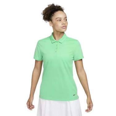 Imagem de Nike Camisa polo feminina Victory Dri-Fit Golf, Verde primavera, XXG