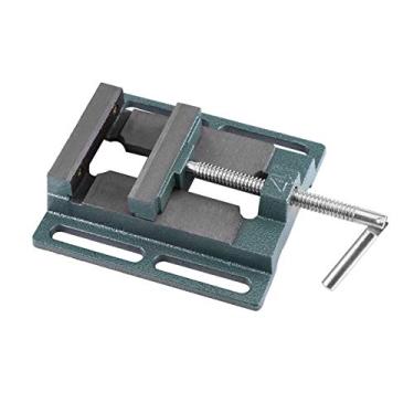 Imagem de Torno de fresagem, 15 cm de abertura de mandíbula, torno de prensa de broca de ferro fundido resistente, topo de bancada de ferro fundido para marcenaria, torno de fixação de precisão para fresar moldagem e máquina de perfuração