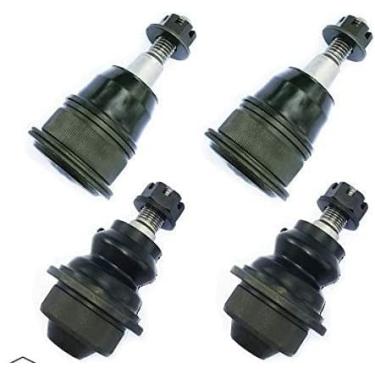 Imagem de Kryptonite Conjunto de Juntas de Bola Superior e Inferior (Para Braços de Controle de Estoque) Compatível com 2001-2010 Chevy/GMC 2500HD 3500HD
